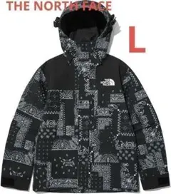 新品未使用　ノースフェイス マウンテンジャケット　 L ペイズリー　ブラック