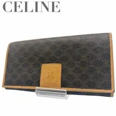 CELINE 長財布 マカダム柄 PVC 8.63 レザー 上品 人気