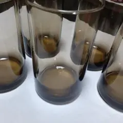 スモークブラウン ガラスコップ 5個セット