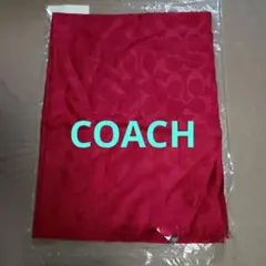 【新品・未使用】COACH / シグネチャー Cラップ　☆レッド