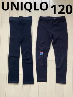 ユニクロ HEATTECH EXTRA WARM レギンス 120 黒