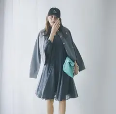 JUSGLITTY　鹿沼憂妃コラボ　フレアミニワンピース