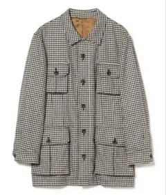 BEAMS F x CORDINGS ウールサファリジャケット MOON生地