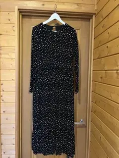 <最終値下げ><美品>ドット柄ワンピース 【マタニティ服/授乳服】 CHOCOA