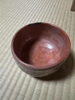 赤楽 楽焼 楽茶碗 抹茶碗 陶印 紙箱 茶道具