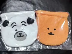 ナガノ キャラクターズ おかお巾着 パグ もぐらコロッケ - メルカリ