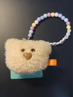 【mojojojo】ビーズチェーン付きフェイスマスコット3 くま