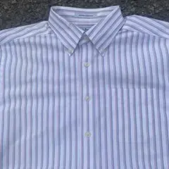 美品 00s エルエルビーン 半袖シャツ シャツ BDシャツ ストライプ マルチのサムネイル