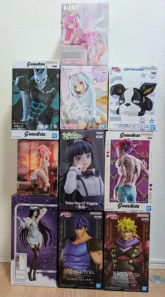 【ジョジョ/ヒソカ/俺妹/アルベド他】プライズフィギュア10体セットまとめ売り