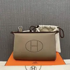 極美品 HERMES ヴィドポッシュ エトゥープ W刻印 C009168 - メルカリ