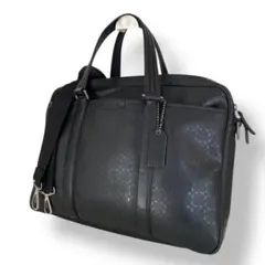 【未使用級】COACH コーチ ビジネスバッグ レザー ブラック 2WAY 楽天市場】コーチ バッグ 中古（ビジネスバッグ・ブリーフケース