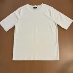 PLST 半袖ニット ホワイト M