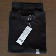 UNIQLOエアリズムコットンオーバーサイズモックネックT