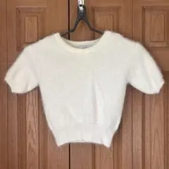 dazzlin パフスリーブアンゴラニットトップス ニット トップス