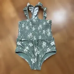 H&M ベビー水着 花柄 フリル 6-9Ｍ