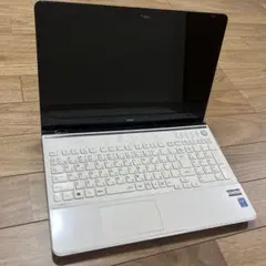 NEC ノートPC LaVie LS350/S ホワイト ACアダプター付き
