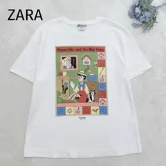 ZARA ザラ　ディズニー　ピノキオ100周年　ビックサイズTシャツ　半袖 M
