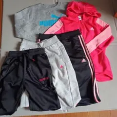 adidas PUMA OUTDOOR ジャージセット 150cm 5点まとめて