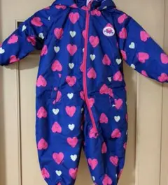 CCLTEAM ハート柄 スキーウェア 95サイズ　スキーウェア子供