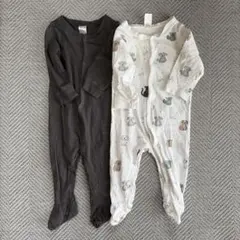 H&M ロンパース 2点セット