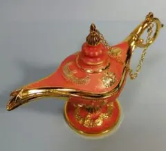 訳あり　魔法のランプ　サーモンピンク エジプト ドバイ アラビア アラジン