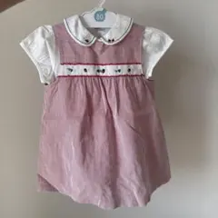 いちご刺繍入りワンピース 80cmのサムネイル