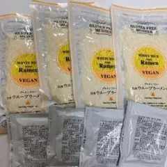 小林生製麺グルテンフリー白米ウェーブラーメンタイプ＆味噌スープ各4袋のサムネイル