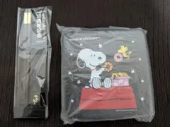 スヌーピー ミスドお重箱　すみれ　お箸　名店20周年記念　セット販売！