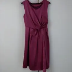 axes femme パーティードレス ボルドー M