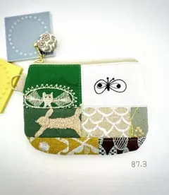 foresttileとtambourineの小さなミニポーチ☆ミナペルホネン - メルカリ