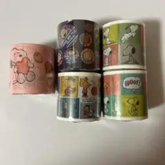 スヌーピー PEANUTS 養生テープ 5個セットのサムネイル