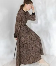 アーバンリサーチ　SONNYLABEL ダマスクプリントワンピース