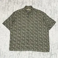 ラ*ン様 Munsingwear US アメリカ古着 総柄 レーヨン 半袖シャツのサムネイル