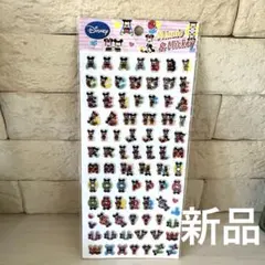 新品　ディズニー　ミッキー & ミニー シール　アルファベット　平成レトロ