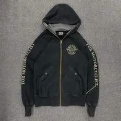 ウエストライド　パーカー　フーディー　WEST RIDE ハーレー　短丈　y2k