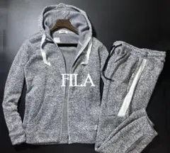 新品　ＦＩＬＡ　トレーニング　ウォーム　セットアップ　フィラ　グレー　Ｍ