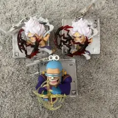 新品タグ付き　ワンピース フィギュア キーホルダー vol.６ ルフィ 3点