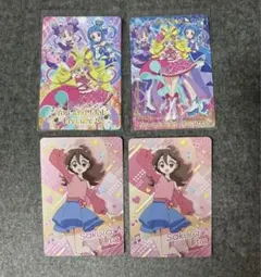 プリキュア キラキラカードグミ　バトンタッチ　4枚セット