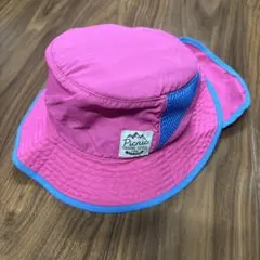 ミキハウスPicnic ナイロンハット 52cm ピンク　海　プールのサムネイル