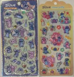 08 リロ&スティッチ プチドロップステッカー ドロップジェリー 2種セット