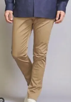 ベージュ スリムフィット チノパン M　UNITED ARROWS　日本製