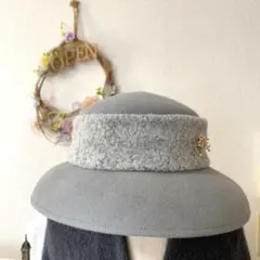 キャスケット グレー