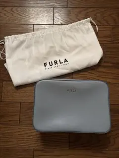 FURLA ブルー ショルダー 保存袋 バッグ フルラ