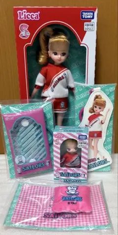リカちゃんくじ　セーラーズ　01 チアスタイル　リカちゃん他　5点セット