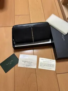 美品)大人気、ポールスミス、折財布、オールレザー、シボ革、マルチ