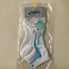 asics ソックス　新品未使用　ホワイト　21〜23cm