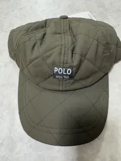 POLO キルティングキャップ 56cm オリーブのサムネイル
