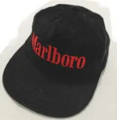 ☆早い者勝ち☆Marlboro ブラック コーデュロイ キャップ