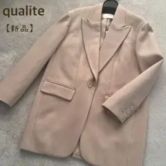 【新品】qualite カリテ★ウールフラノジャケットコートのサムネイル