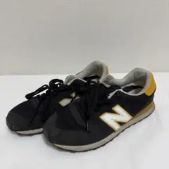 NEW BALANCE 500 スニーカー ブラック イエロー　27cm